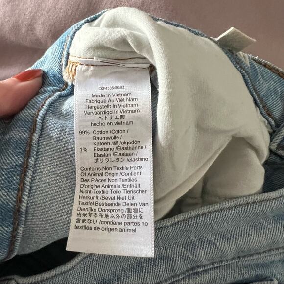 Madewell The High-Rise Slim Crop Boyjean in Dumas Wash: Ripped Edition - Picture 8 of 9